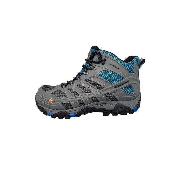 Merrell Moab Velocity Mid Waterproof CF Gray Work Boots J099431 Mens Sz 12 NWT - Picture 8 of 10